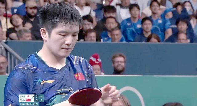 关于日本乒乓球队鏖战中国乒乓球队，樊振东统治全场的信息